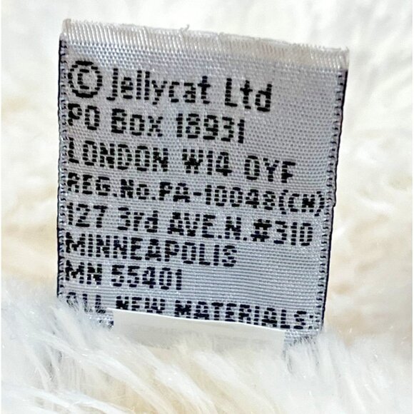 Jellycat Truffles 14" Polar Bear Flat Floppy Pillow Pet Plush Retired RARE - Picture 10 of 13